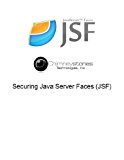 Securing Java Server Faces (JSF)