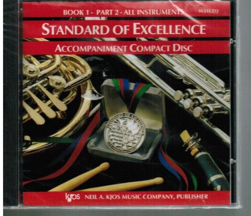Standard Of Excellence Accompaniment CD Book 1 Part 2 All Instruments (Standard Of Excellence, W21CD2)
