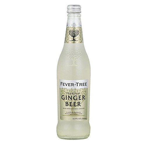 Fever-Tree Premium Ginger Beer, 16.9 Fl Oz Glass Bottle (8 Count)