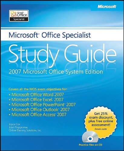The Microsoft Office Specialist Study Guide (Bpg Other)