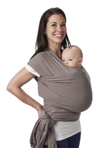 Boba Wrap Baby Carrier, Grey - Original Stretchy Infant Sling, Perfect for Newborn Babies and Children up to 35 lbs