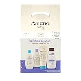 Aveeno Baby Bathtime Solutions Mommy & Me Gift Set, Baby Wash & Shampoo, Calming Bath, Daily Moisturizing Lotion and Stress Relief Body Wash for Mom, Colloidal Oat, Baby Bath Essentials, 4 items