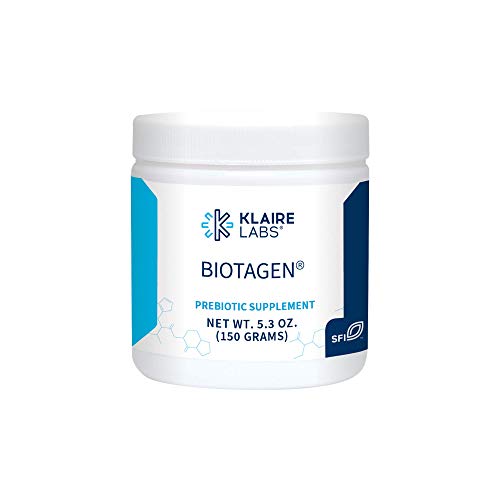 Book Cover Klaire Labs Biotagen Powder - Prebiotic Inulin, Beta-Glucan & Arabinogalactan to Support Gut Microbiota (30 Servings, 150 Grams)