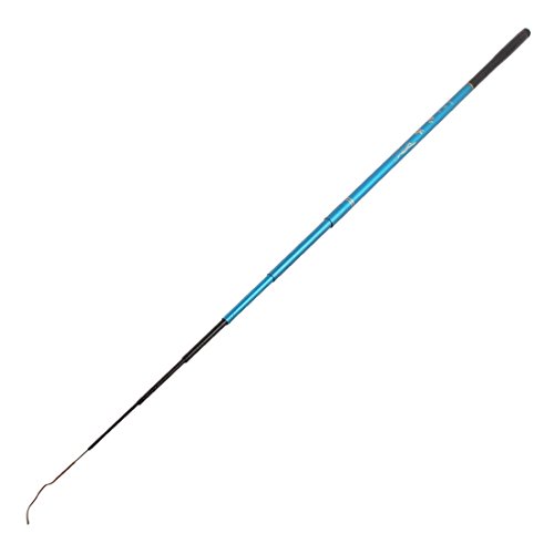 Book Cover uxcell Plastic Fresh Water Retractable 7 Sections Telescopic Fishing Rod 2.1M Length Blue