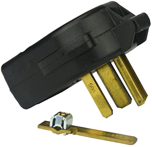 Hot Max 23123 50A Parallel Blade NEMA 6-50P Plug
