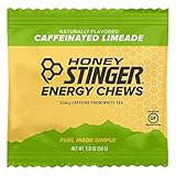 Honey Stinger Energy Chews, Limeade, Naturally Caffeinated, 1.8 Ounces (Pack of 12)
