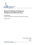 Biomass Feedstocks for Biopower: Background and Selected Issues