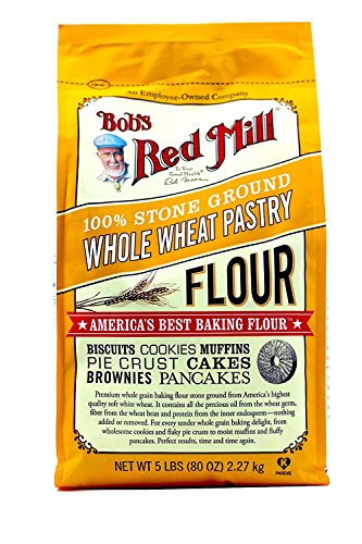 Bob's Red Mill Pastry Flour Whole Wheat, 5 lbs, 2 pk by Bob's Red Mill
