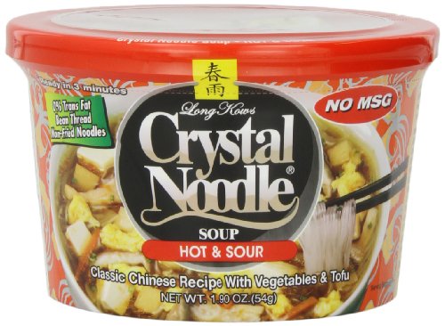 Book Cover Crystal Noodle Soup, Hot & Sour, 1.9 Ounce (Pack of 6)