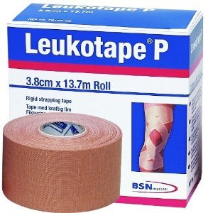 Biersdorf Leukotape P Rigid Strapping Tape, 1 1/2" x 15Yards (BI76168) Category: Surgical Tape by BSN Medical