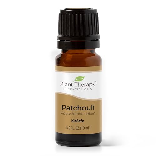 Plant Therapy Patchouli Essential Oil 100% Pure, Undiluted, Natural Aromatherapy, Therapeutic Grade 10 mL (1/3 oz)