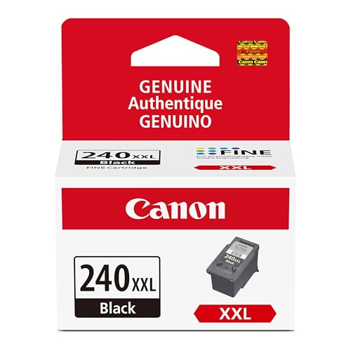 Canon PG-240 XXL Black Ink Cartridge Compatible to MG2120, MG3120, MG4120, MX432, MX522, MX452, MX392, MG2220, MG3220, MG4220, MG3520, MG3620, MX472, MX532, TS5120