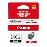 Canon PG-240 XXL Genuine Black Ink Cartridge, Compatible with MG2120/3120/4120, MX512/432/472/372/392/522/532/452, MG2220/3220/4220/3520/3620, TS5120
