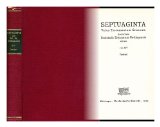 Septuaginta : Vetus Testamentum Graecum 14 , Isaias ; edidit Joseph Ziegler / auctoritate Societatis Litterarum Gottingensis editum