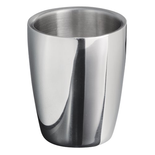 Book Cover iDesign Forma Bathroom Vanity Tumbler, Polished Stainless Steel