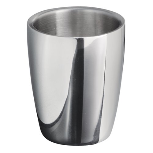 iDesign Forma Bathroom Vanity Tumbler, Polished Stainless Steel
