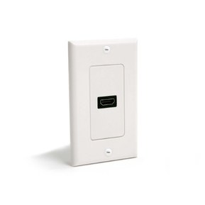 StarTech.com Single Outlet Female HDMI Wall Plate White  (HDMIPLATE)