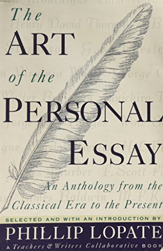 The Art of the Personal Essay