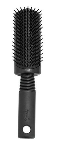 Goody 87359 Mini Monofilament Styling Brush; Cute and Compact Styling Tools Fir Perfectly in Your Purse, Gym Bag or Backpack for Quick Styling Fixes; Ideal for All Hair Types; Rubber Base