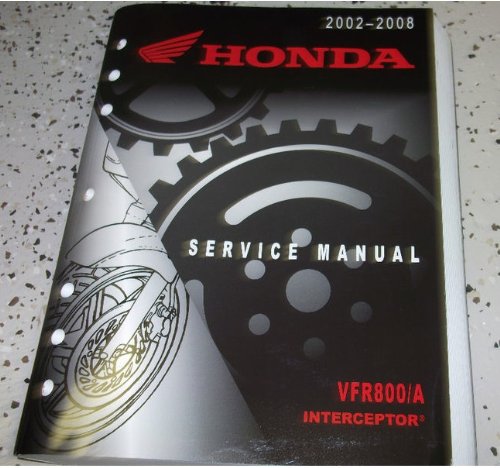 04 2005 2006 2007 2008 Honda VFR800/A Interceptor Service Shop Repair Manual OEM