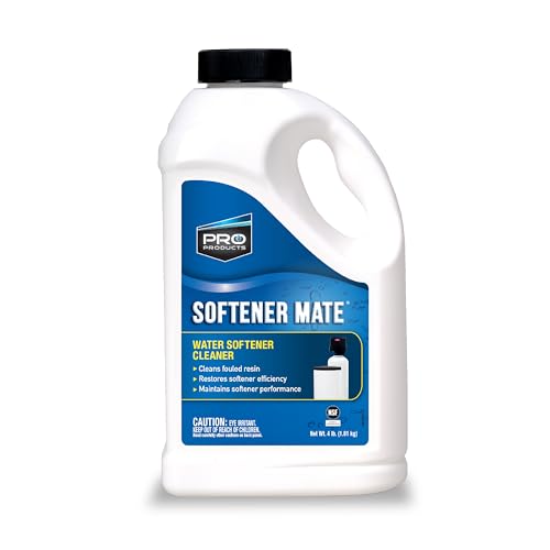 Pro Products Softener Mate, Whole House Water Softener System Cleaner, Removes Limited Iron, Manganese, Silt, Metal, and Organic Compounds that Cause Inefficiencies, 4 Lbs