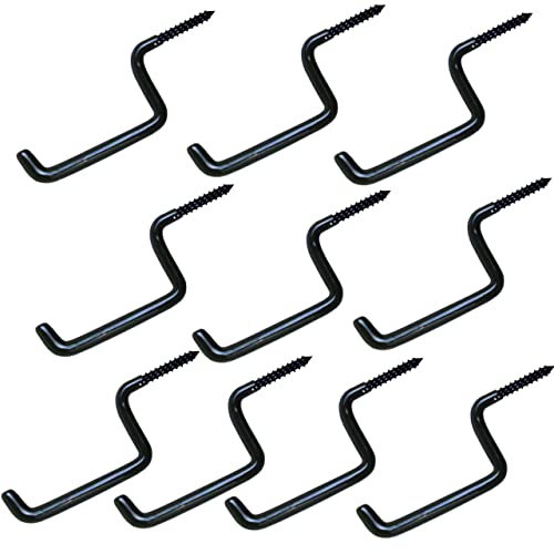 HME Dual Accessory Hooks 10 - Pk, Black (BGH-10), 1.00 x 1.00 x 1.00