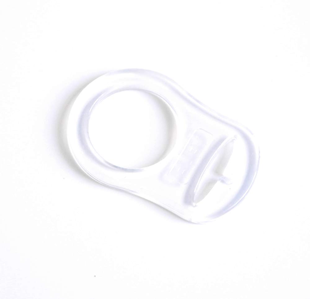 5 MAM Ring Button Style Pacifier Adapter (clear) - by i Craft for Less
