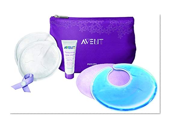 Philips Avent Trousse d'allaitement avec Coussinets d'Allaitement Jetable Nuit, Coussinets apaisant et crème pour mamelons sensibles