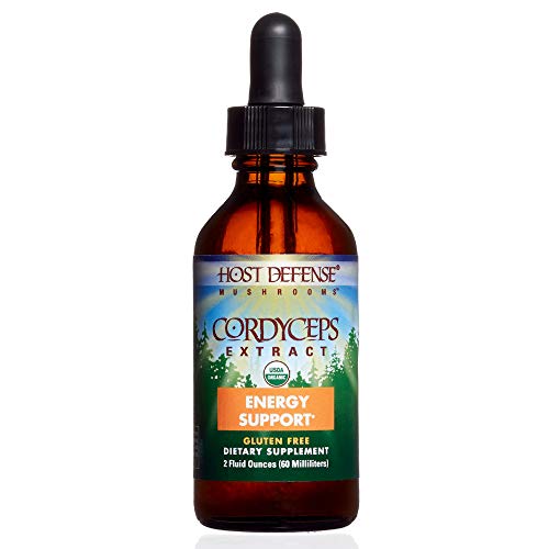 Book Cover Host Defense - Cordyceps Mushroom Extract, Naturally Helps Energy, Stamina, Endurance, and Oxygen Uptake to Support Athletic Activity, Non-GMO, Vegan, Organic, 60 Servings (2 Ounces)