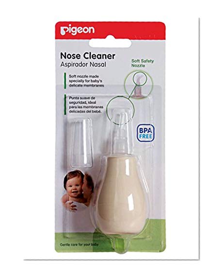 Baby Nose Cleaners Aspirator for Removes Nasal Congestion Kit & Care by Pigeon BPA FREE by Pigeon