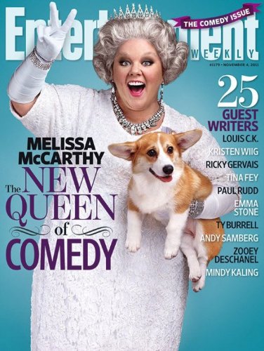 Entertainment Weekly November 4, 2011 Melissa McCarthy - Ricky Gervais - Tina Fey - Zooey Deschanel - Emma Stone (November 4, 2011)