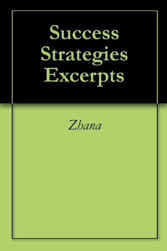 Book Cover Success Strategies Excerpts