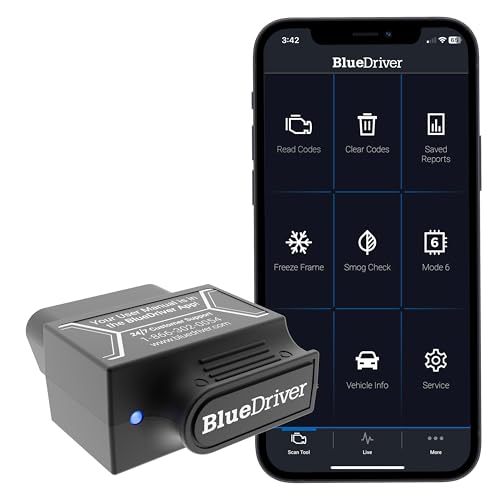 Lemur Vehicle Monitors BlueDriver Bluetooth Professional OBDII Scan Tool for iPhone, iPad & Android