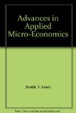 Advances in Applied Micro-Economics