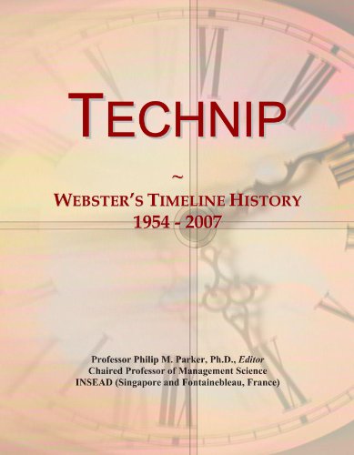 Technip: Webster's Timeline History, 1954 - 2007