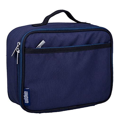 Book Cover Wildkin Kids Insulated Lunch Box Bag for Boys & Girls, Reusable Kids Lunch Box is Perfect for Elementary, Ideal Size for Packing Hot or Cold Snacks for School & Travel Bento Bags (Whale Blue)