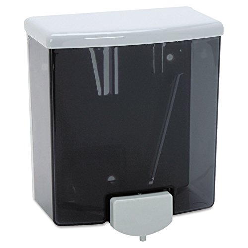 Bobrick 40 Classicseries Surface-Mounted Soap Dispenser, 40Oz, Black/Gray