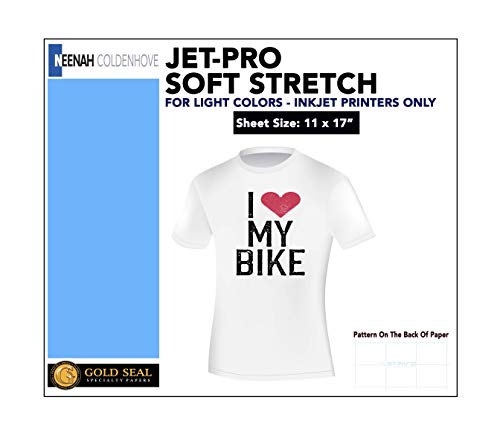 Jet-Pro SofStretch Transfer Paper 11x17 50 Sheets