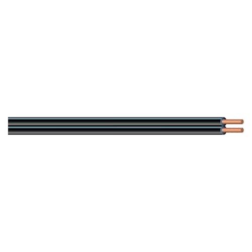 Southwire 55681821 25-Feet 16-Gauge 2 Conductor 16/2 Type SPT-2 Lamp Cord-Service Parallel Cord with Thermoplastic Insulation, Black