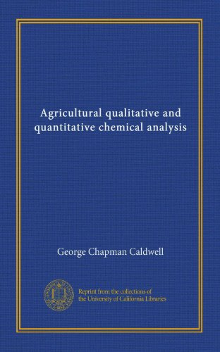 Agricultural qualitative and quantitative chemical analysis