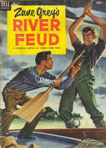 River Feud, Picturized Edition of Rogue of River Feud; Classic Western Comic (36 Scanned Photos)