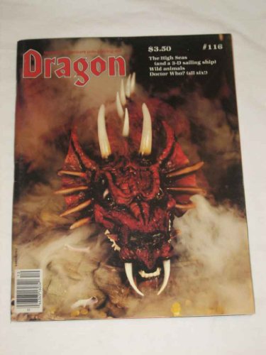 Dragon Magazine #116 December 1986 The High Seas 3D Sailing Ship