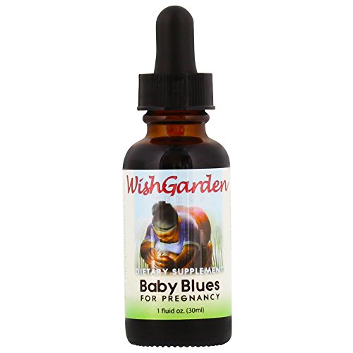 Book Cover WishGarden Herbs - Baby Blues Mood Support, Organic Herbal Postnatal Supplement, Emotional & Hormonal Support for New Mothers (1 oz)