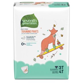 Seventh Generation Baby & Toddler Training Pants, Large Size 3T-4T, 88 count Large (88 Count)