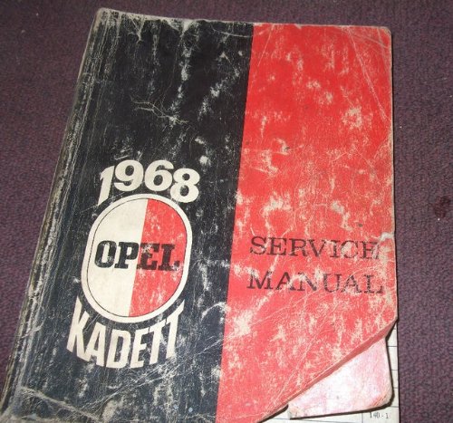 1968 OPEL KADETT & GT Service Shop Repair Manual BOOK Factory OEM 69 RARE