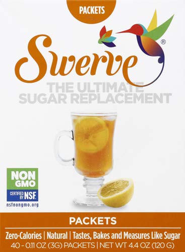 Book Cover Swerve Sweetener Packets (40 x 3 Gram Packets)