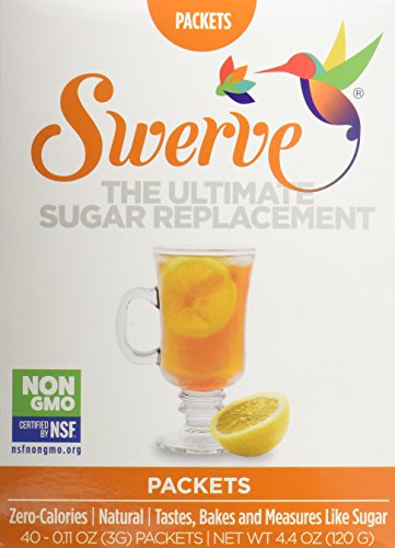 Book Cover SWERVE Sweetener Packets, 40 Count