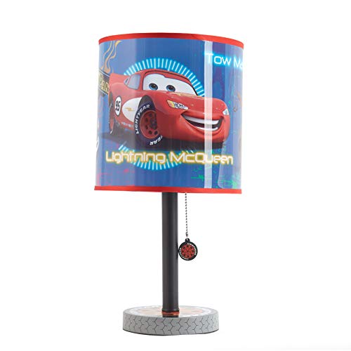 Book Cover Disney Cars Table Lamp