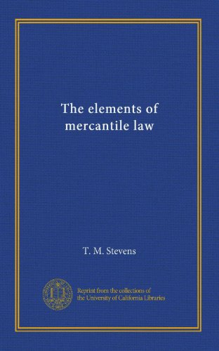 The elements of mercantile law