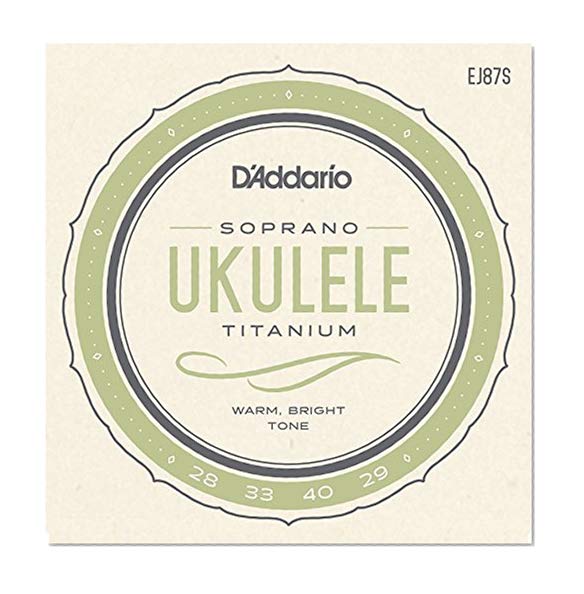 Book Cover D'Addario EJ87S Titanium Ukulele Strings, Soprano